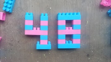 Satisfying diy Number Forty eight / ASMR Building blocks lego