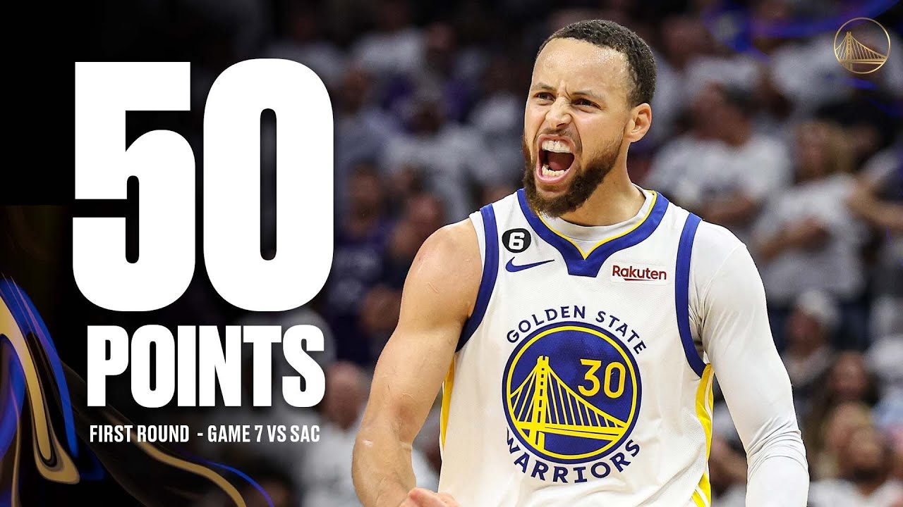 Steph Curry Drops PLAYOFF CAREER-HIGH 50 PTS In Warriors Game 7 W