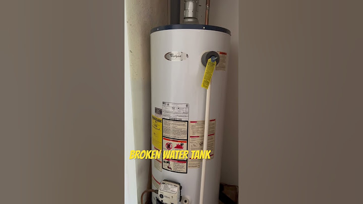 BAD DAY, BROKEN WATER HEATER TANK!!! MY OWN MINI FLOOD!!!