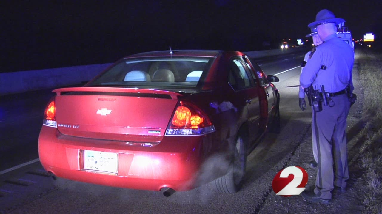 High speed chase ends with stop sticks and two men behind bars - YouTube