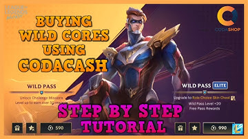 Buying Wild Pass using Codacash | E-wallet of Codashop | Full tutorial (Wildrift) - Urbs Gaming