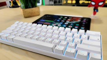 My Favorite New Portable Mechanical Keyboard for iPad Pro... RK-61 Review...