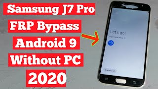 Samsung j7 Pro Frp Bypass New Method 2020 | Samsung SM-J730GM Frp Bypass Android 9 Pie New Method