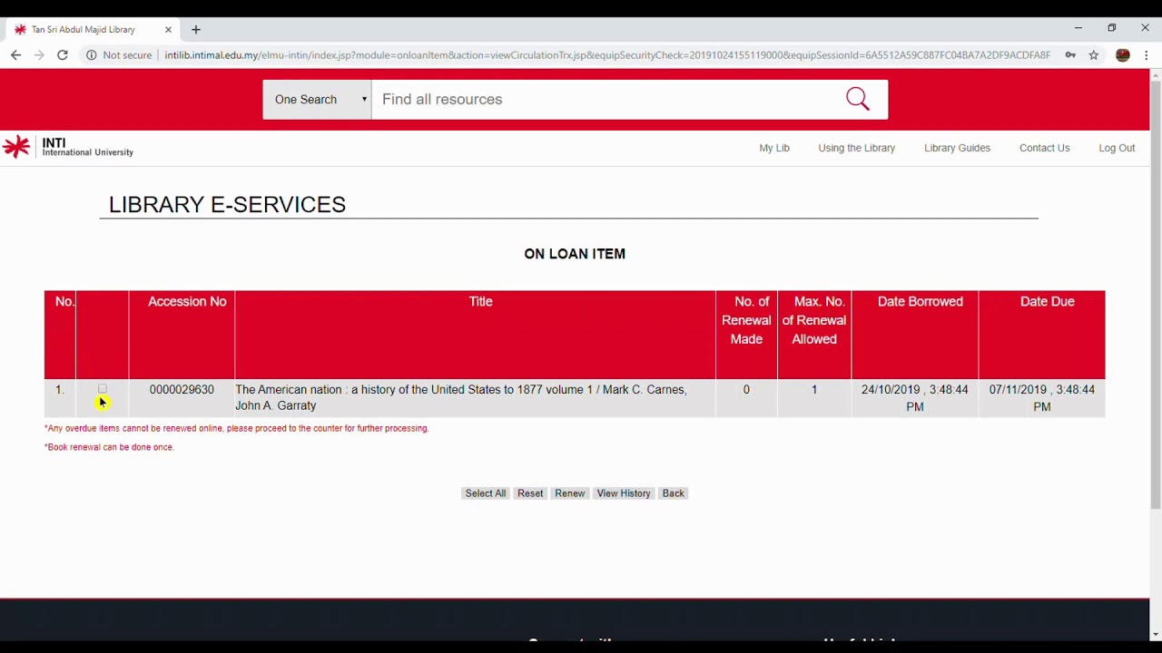 renew my library books online
