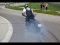 Guinness world record in the longest motorcycle burnout harleydavidson street rod