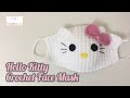 Hello Kitty Crochet Face Mask