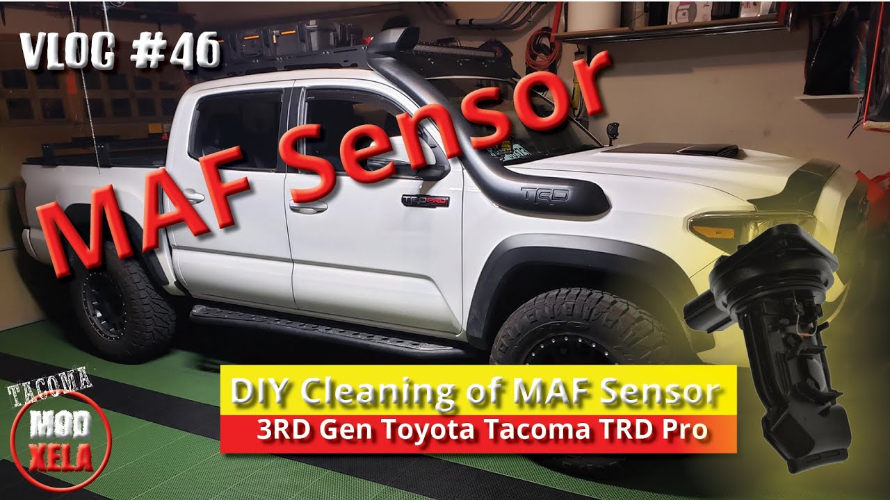 How to Clean Your 3rd Gen Toyota Tacoma MAF Mass Airflow Sensor | VLOG