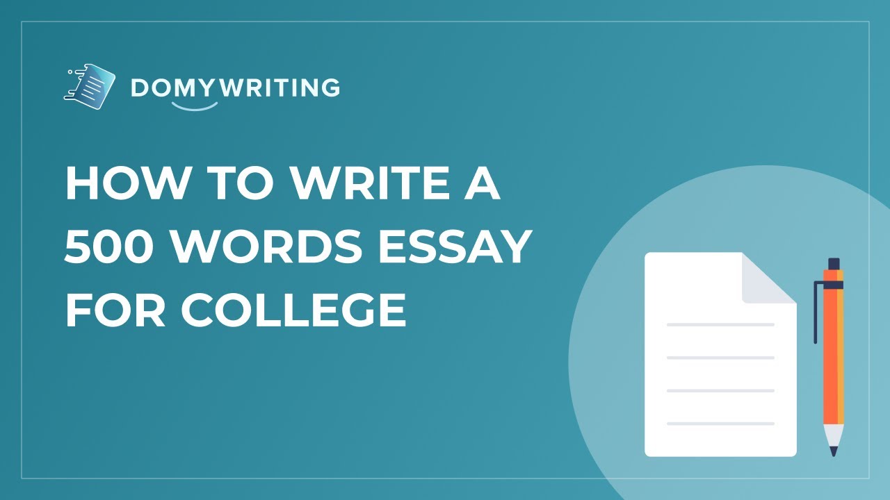 500 hundred word essay example