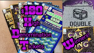 Today it's $180 in illinois scratch-off tickets. Multiple winner! - $30 cash is King game scratchers