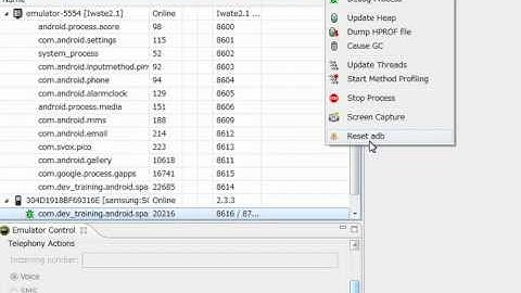 How to Reset ADB on DDMS