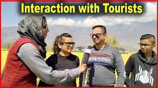 Interaction with Tourists-JKNEWSPOINT