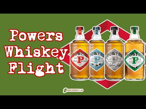 An Irish Whiskey Flight of Powers Irish Whiskey