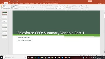 Summary Variable Part 1
