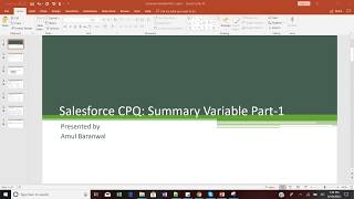 Summary Variable Part 1