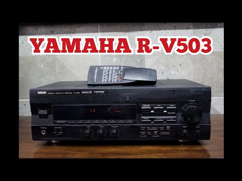 Yamaha R V503 PROBANDO RECEIVER YAMAHA R V503 ( FALLA EN POTENCIOMETRO DE VOL ...