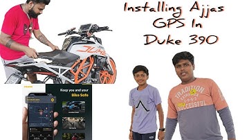 Installing Ajjas Smart GPS Tracker in Duke 390 🔥😈
