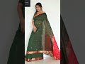 Traditional Maheshwari Handloom saree with diamond motifs