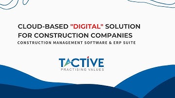 Construction Management Software & ERP Suite - Tactive
