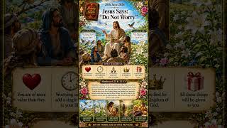Jesus Says: "Do Not Worry" | Matthew 6:25 & 32-33 | Trust God's Providence | Today's Word of God