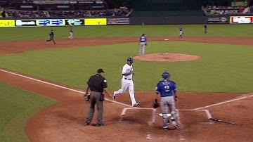 TEX@KC: Maxwell doubles to bring home Perez, tie game