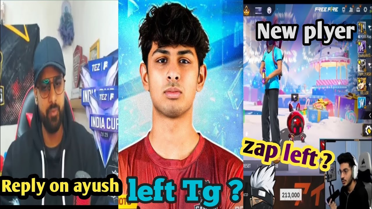 Shoto left Tg||Fozy ajay reply on ug ayush matter|| zap left team 😔