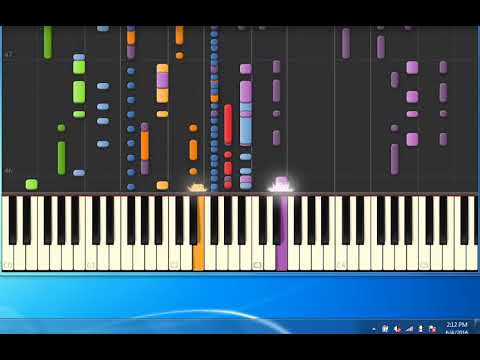 Piano Tutorial Synthesia]Jerk it out - Caesars - YouTube