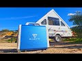 THE EASIEST WAY to Power your Entire Camper off Solar - maxoak Bluetti Lithium Battery Review