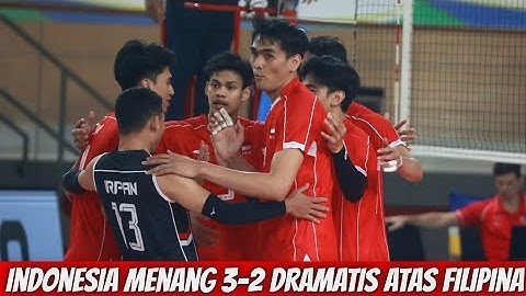 MOMEN INDONESIA MENANG 3-2 ATAS FILIPINA DI SEA V LEAGUE!