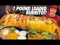 Sangria&#39;s 7lb Cheesy Chicken and Beef Burrito Challenge!!