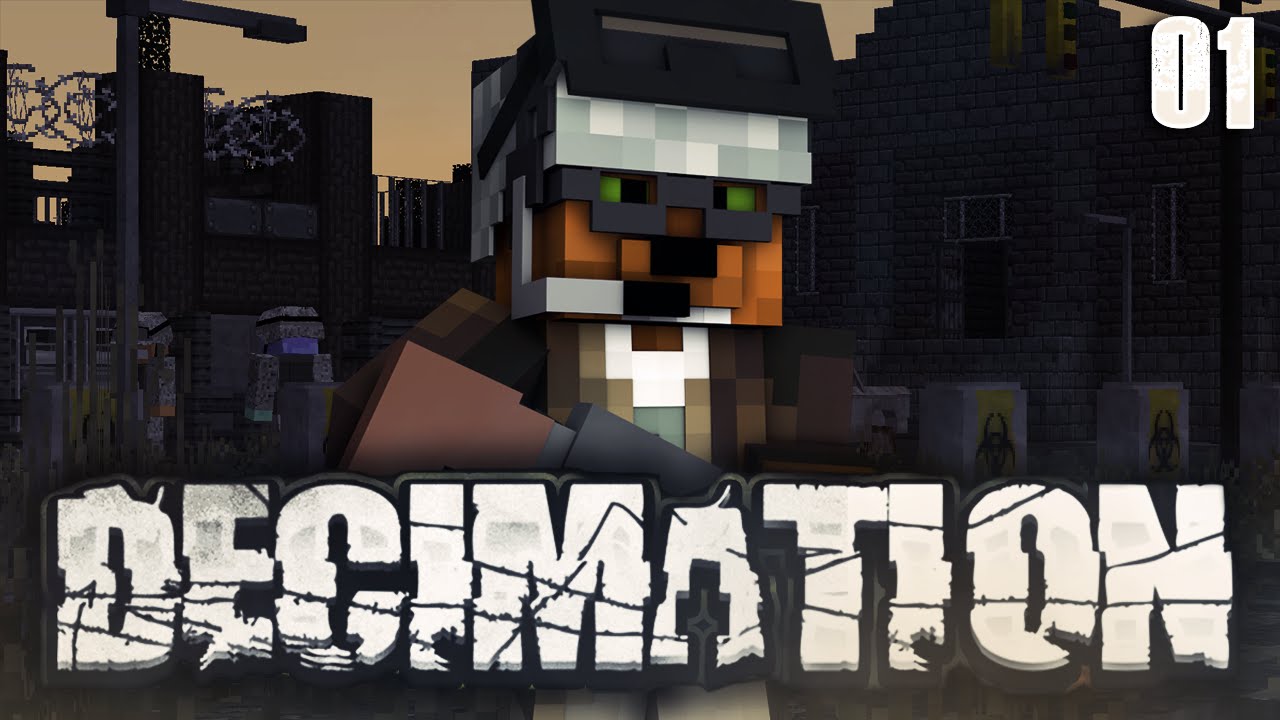 Minecraft Decimation #1 - BEST MODPACK! (Minecraft Apocalypse Server