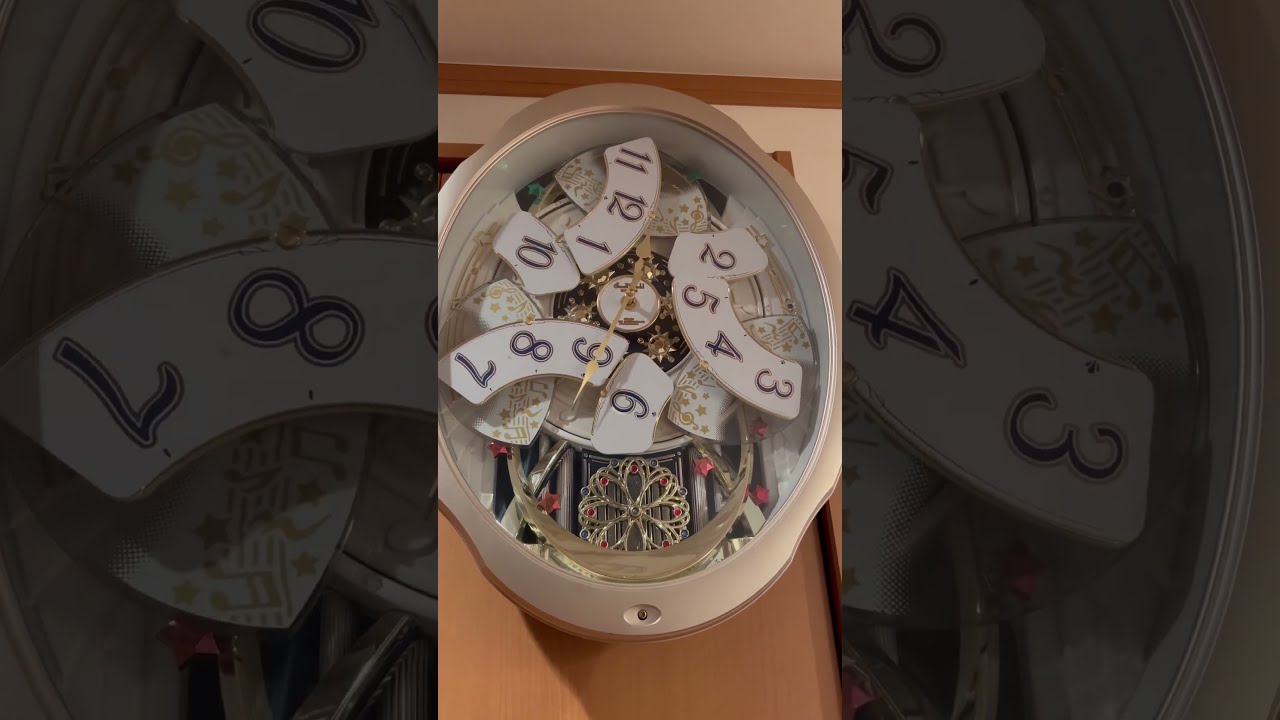 スモールワールド ブルーム 4MN500RH #からくり時計 #rhythm - YouTube