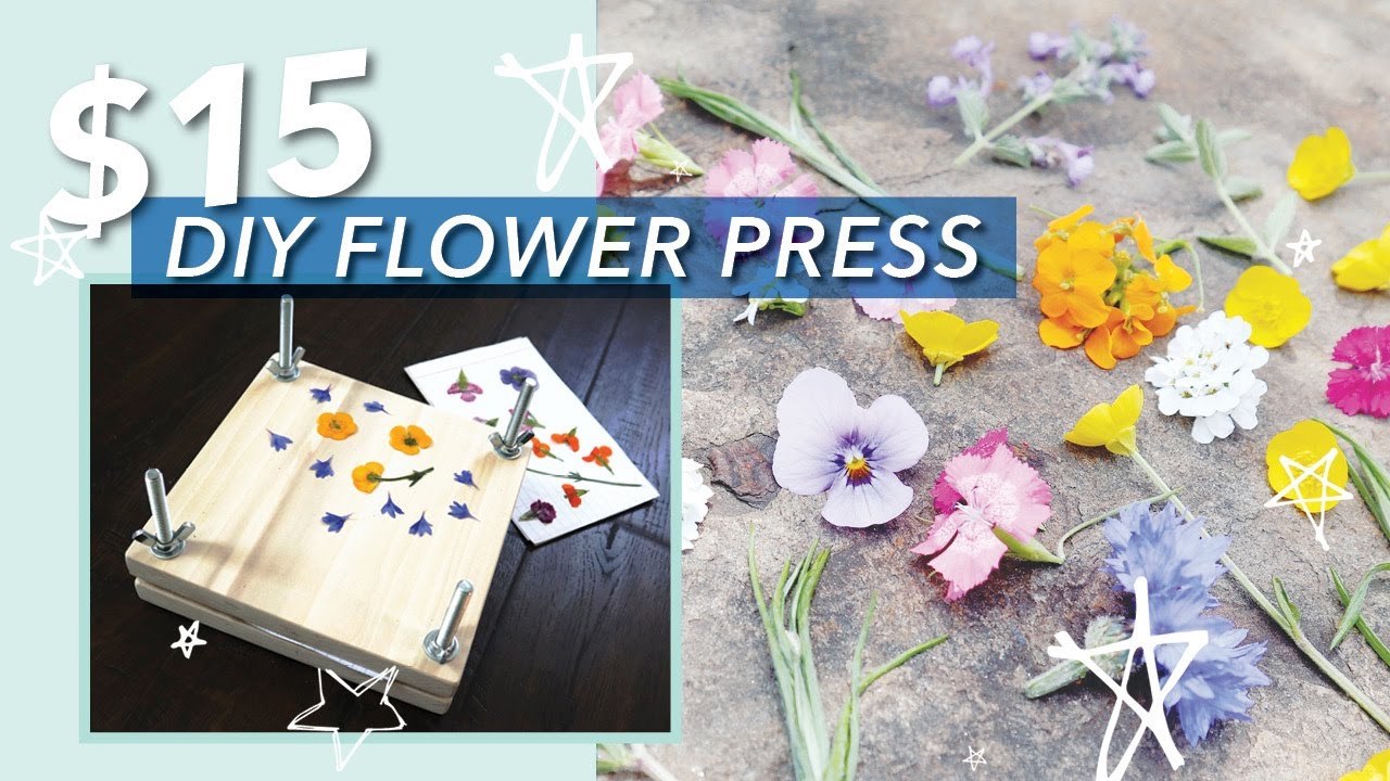 DIY Flower Press - You Can Take Where Ever You Go