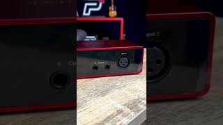 Focusrite Scarlett Solo 4Th Gen กลองแดง ทถกอพเกรดใหม