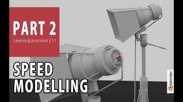 Blender 2.8 Speed Modelling MINI STUDIO - PART 2