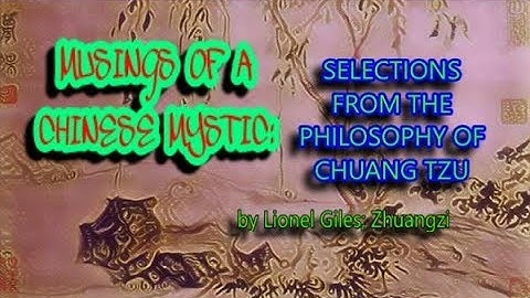 MUSINGS OF A CHINESE MYSTIC: SELECTIONS FROM THE PHILOSOPHY OF CHUANG TZU by Lionel Giles; Zhuangzi