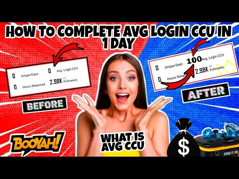 Booyah Avg Login CCU Full Detail Explain Video ??|| How To Complete Creator Center Avg login ccu !?