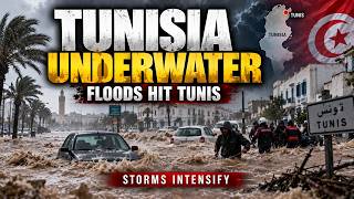 Tunisia Floods: Tunis Submerged After Heavy Rain, Vehicles Trapped