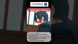 🚀 Cyntexa Hiring | Associate Software Developer | Freshers Welcome #jithire #freshersjobs #jobalert