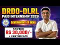 DRDO ₹30,000 Paid Internship 2026 🔥 | No Exam, No Interview 😳 | Offline Form Full Process
