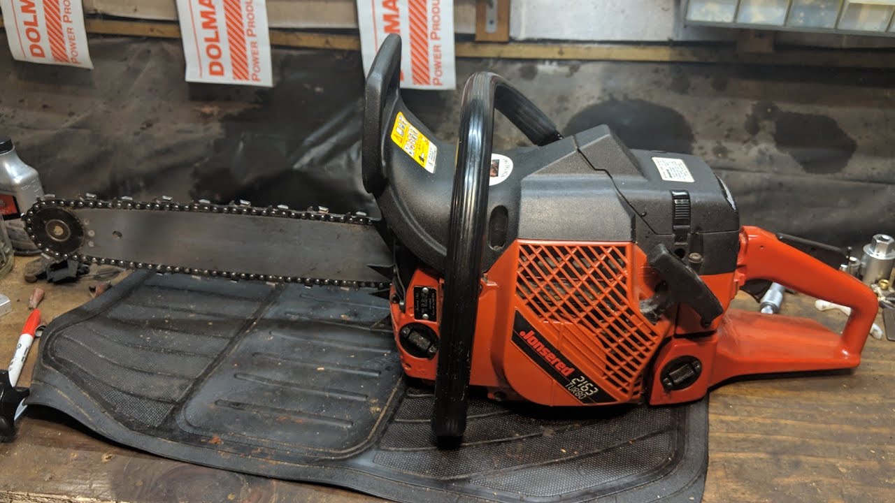 How to run a Jonsered 2163 YouTube