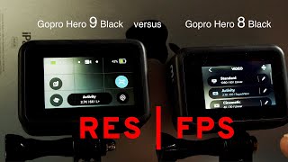 GoPro Hero 9 and 8 Comparing Frames and Frame Rates