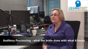 Auditory Processing Disorder - hearing and processing