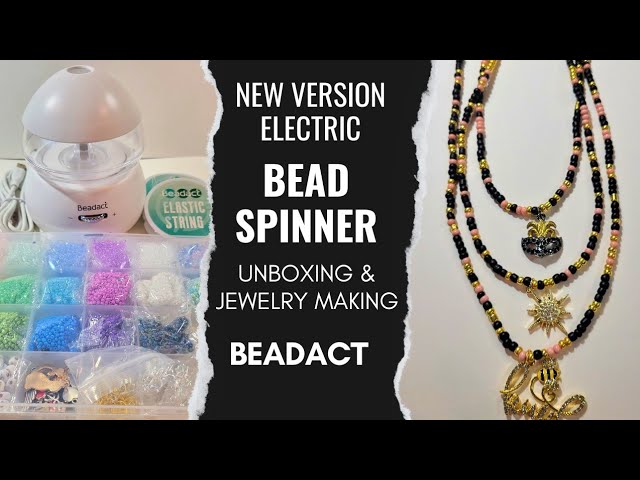 How to Use an Electric Bead Spinner  Beaded Bracelets for Beginners 
