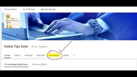 How to get Discussion Tab to YouTube Channel