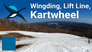 Mount Sunapee - Wingding to Lift Line to Kartwheel - Spring Skiing on Closing Week