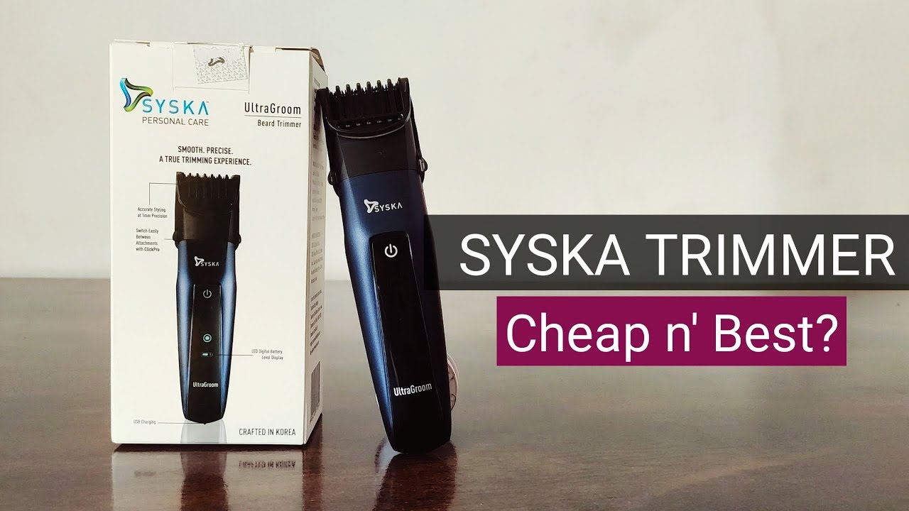 syska ht3030k trimmer review