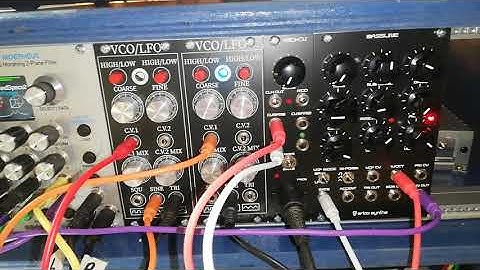 Erica synths kit built Midi/CV & Bassline first test