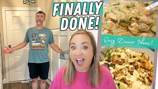 We FINALLY Finished Our Board & Batten   2 Easy 30-Minute Dinners! ⭐️