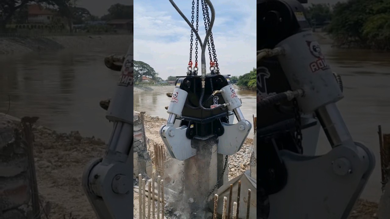 Hydraulic pile breaker