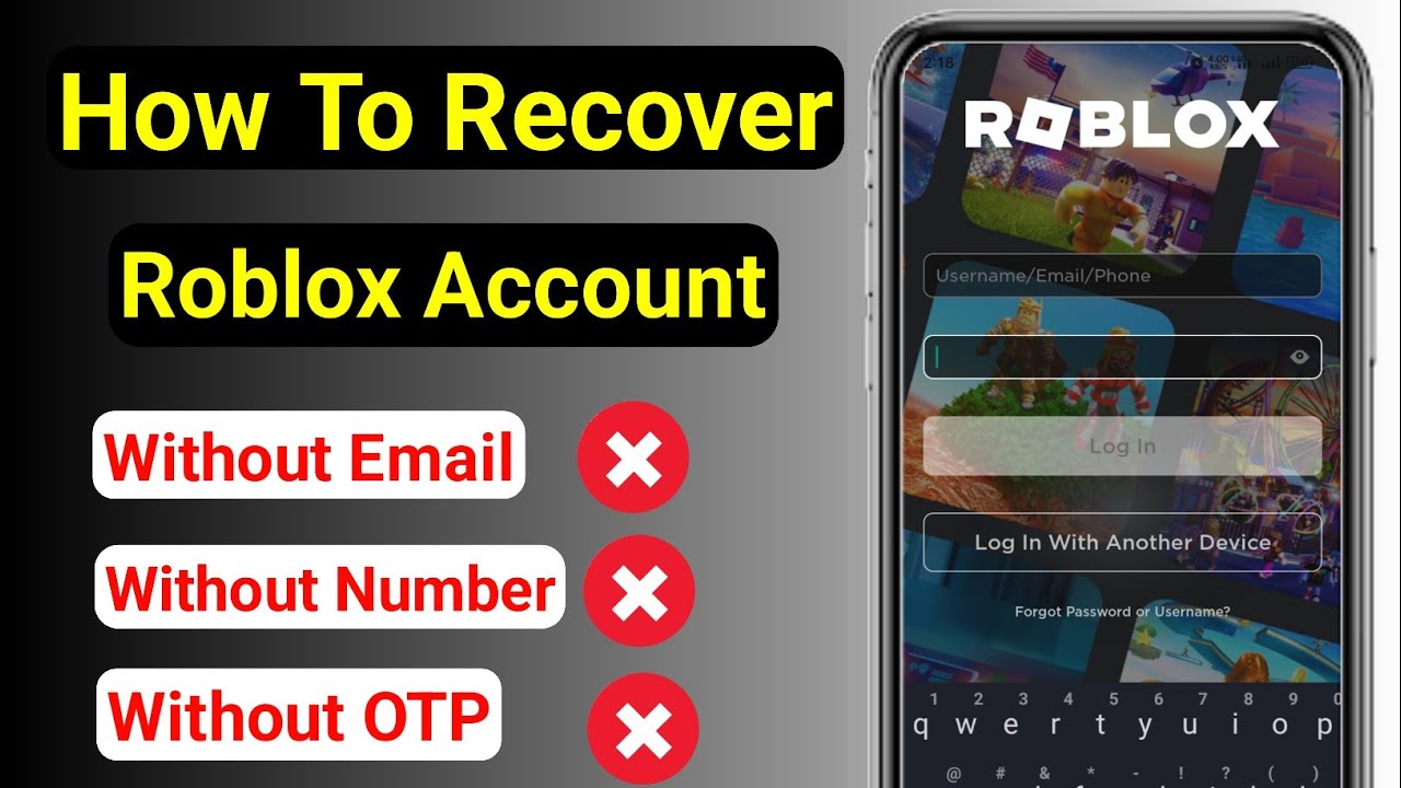 How to recover my (very) old Roblox account if I only know the username and  not the email/password - Quora